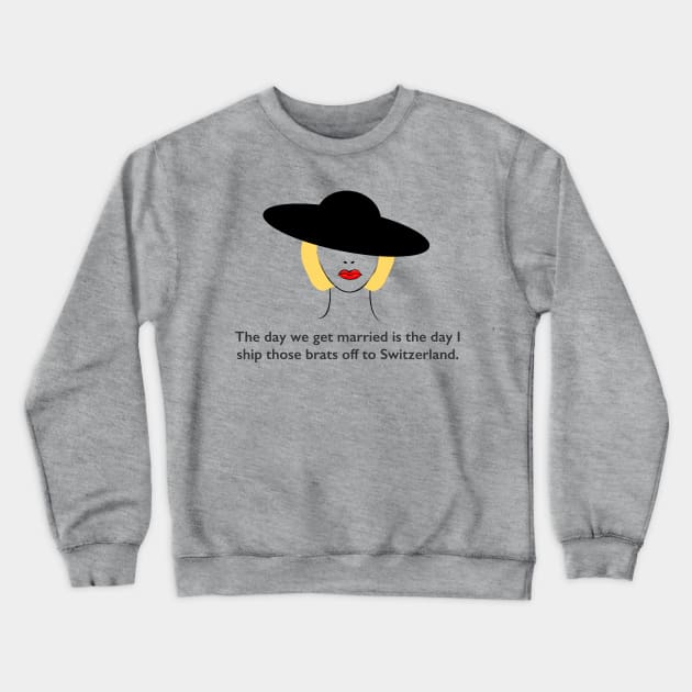 Meredith Blake Crewneck Sweatshirt by duchessofdisneyland